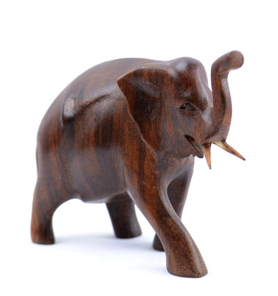 Cheap wooden elephant statuette, purchase.