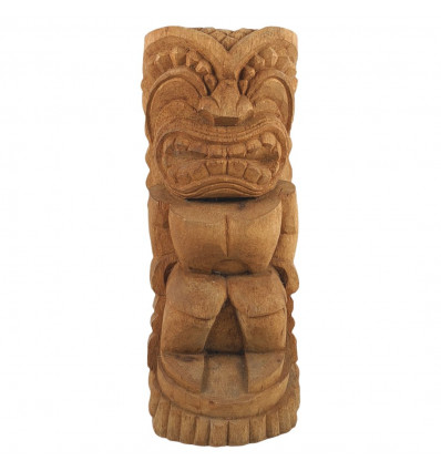 Statua hawaiana Tiki Kane in legno di cocco 50cm Outdoor Garden