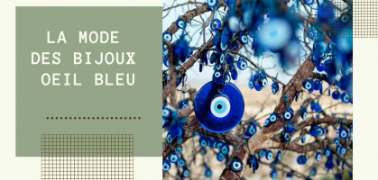 The mode of the jewel eye blue : a talisman tendency to ward off the evil eye
